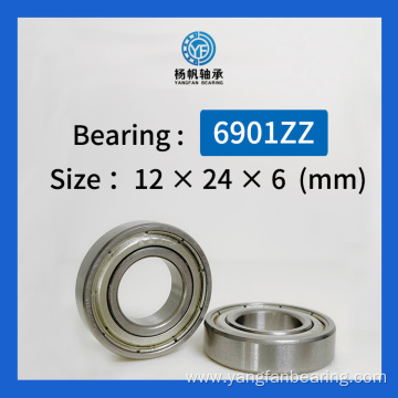 Deep Groove Ball Bearing 6901zz/2rs 12*24*6